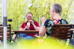 Auf der Terrasse